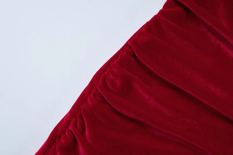 Hnewly Women Christmas Dress Sexy New Year's Christmas Party Dresses One Shoulder Package Hip Dresses for Female New