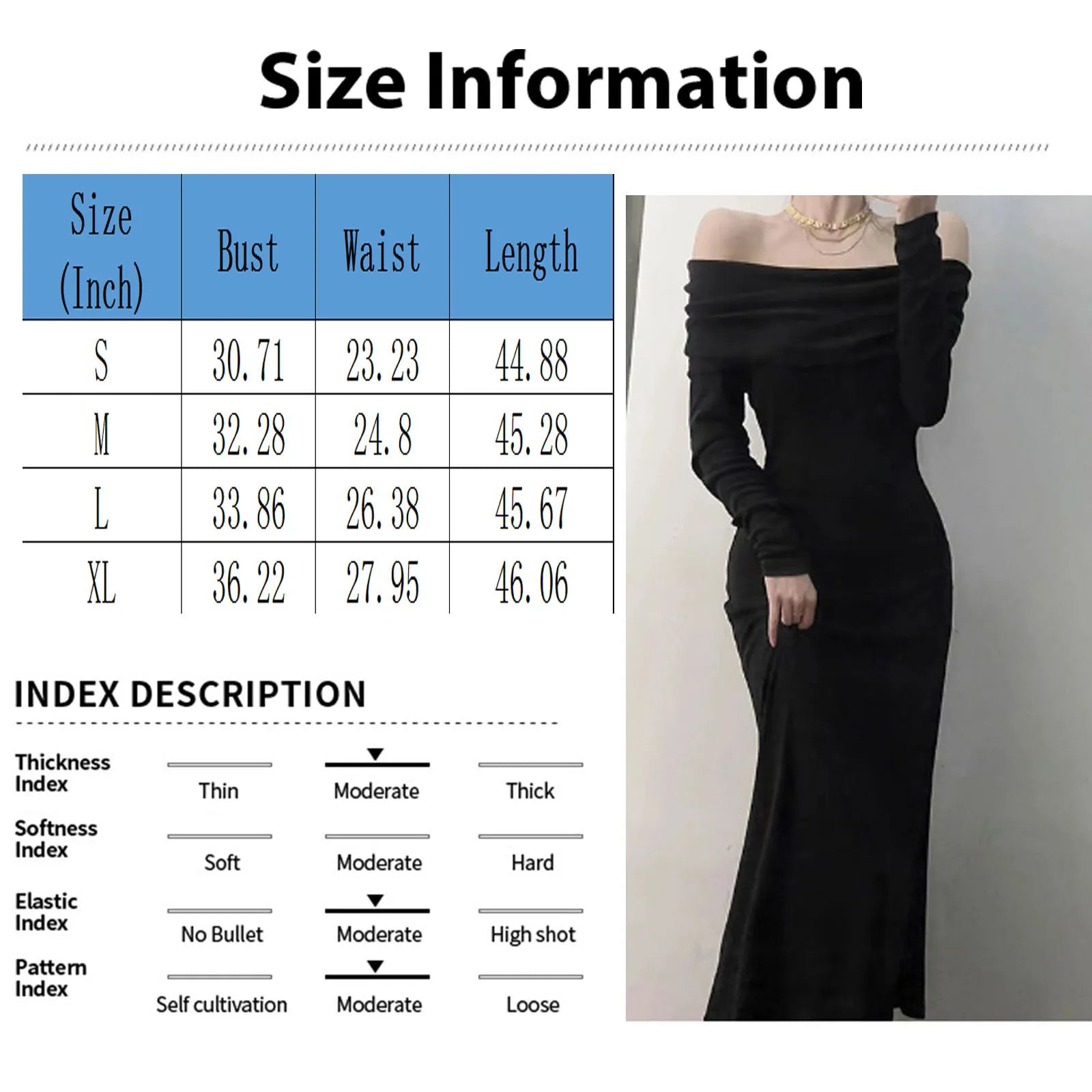 Hnewly DRESS TO IMPRESS One Shoulder Style Long Sleeved Dress For Women Fashionable Slim Fit And Slimming Effect Paired With French Long Skirt For Women