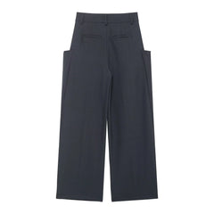 Hnewly  Women'S Loose Spring New High Waist Wide Legs Casual Trousers Fashion Trend Female Suit Straight Pants