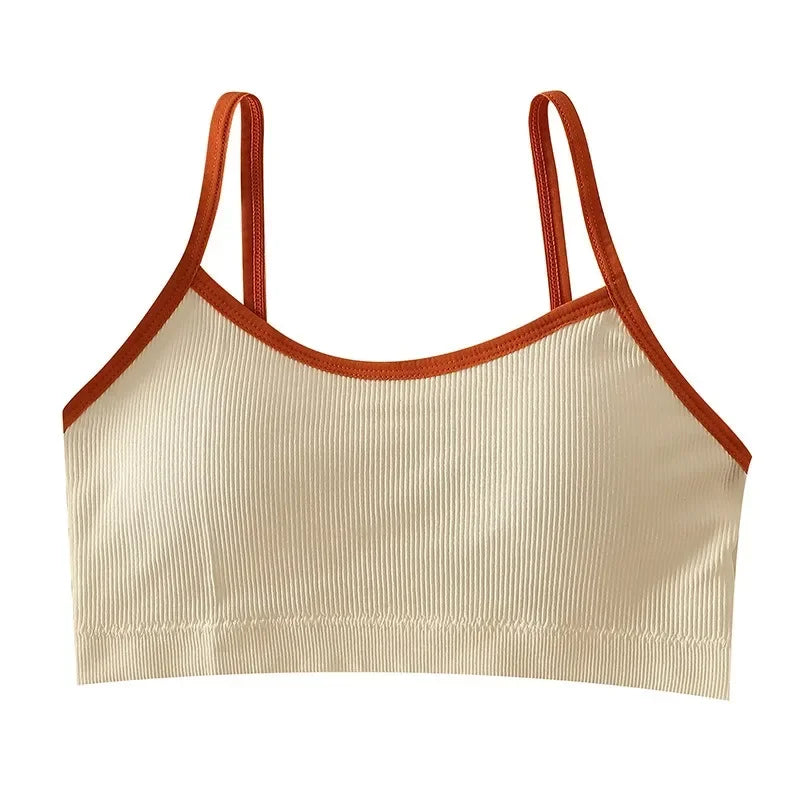 Hnewly Breathable Tube Top Fitness Top Women Seamless Yoga Bra Shockproof Crop Top Push Up Sport Bra Gym Workout Top Beauty Back Bra