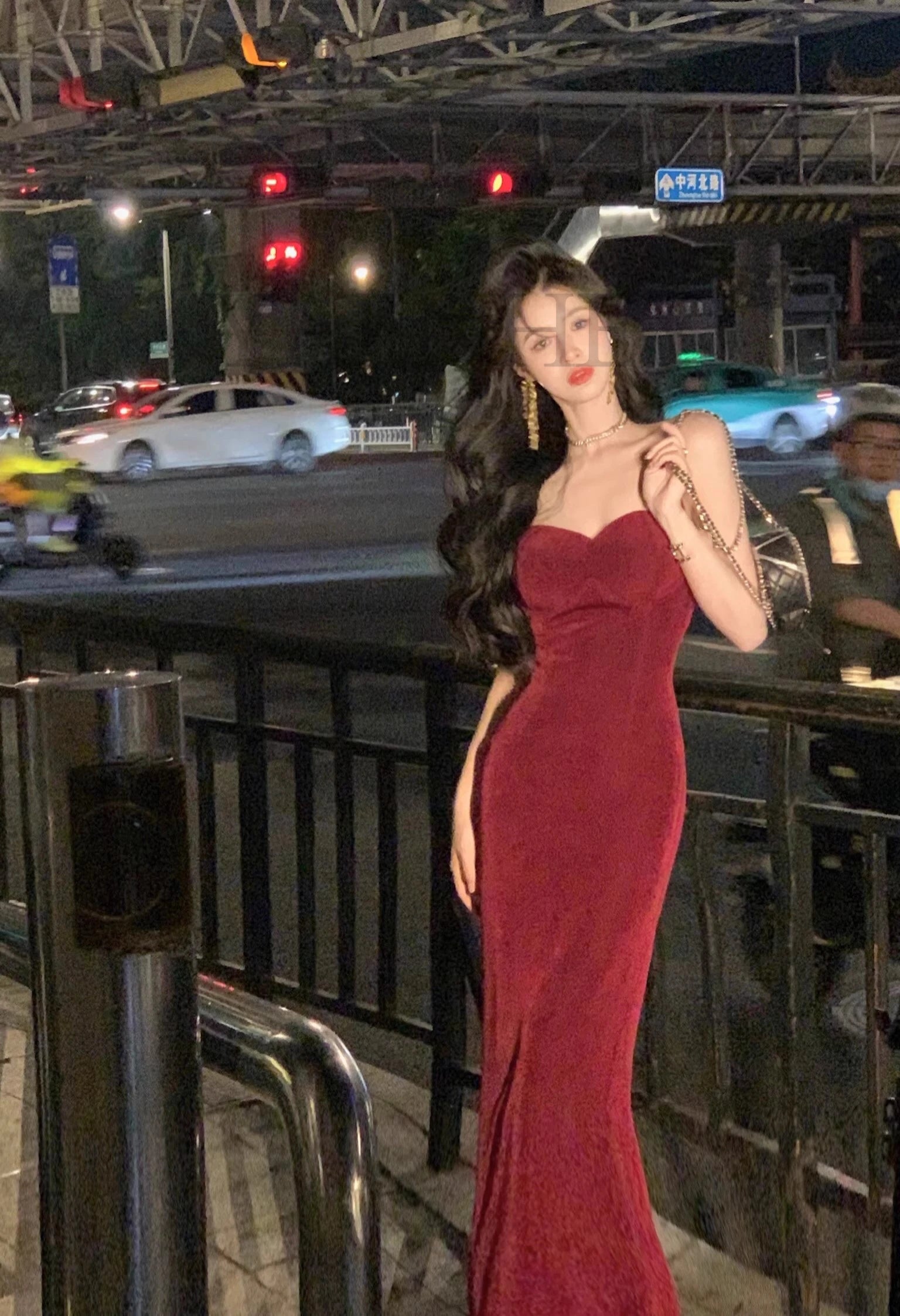 Hnewly Vintage Designer Fashion Sexy Slim Fit Bodycon Dress for Women Long Party Club Prom Evening Strap Midi Dresses Summer 2024 Robe