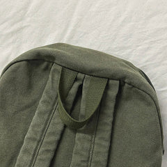 Lunivop  Brand High Quality Canvas Backpacks Women Solid 100% Cotton School Bags Soft Green Satchels Small Cloth Leisure Or Travel Bags