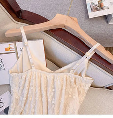 Hnewly  Summer New Style Slim Fit and Waist-hugging Mesh Dress the dress black dress white dress