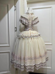 Hnewly  New Spring Summer Original Fairy Dress Set Women Sweet Girls Lace Slim-fit Top High-waisted Skirt Elegant Lolita Two-piece Set