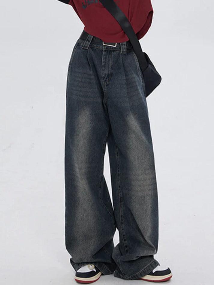 Hnewly - Vintage Wash High Rise Boyfriend Jeans ddbos-shop