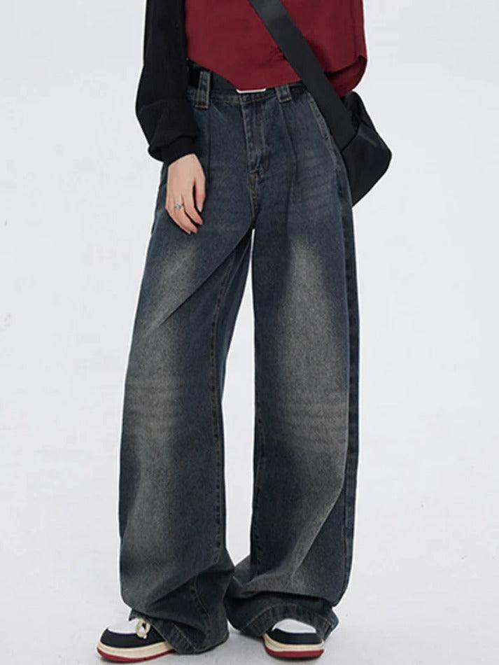 Hnewly - Vintage Wash High Rise Boyfriend Jeans ddbos-shop
