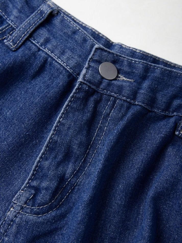 Hnewly - Washed Multi Pocket Cargo Jeans ddbos-shop