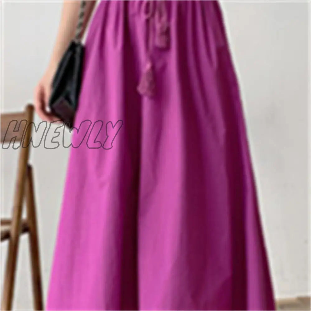 Hnewly 10 Colors S-2Xl Summer Women Dress Maxi Evening Female Vintage Oversize Short Sleeve Beach