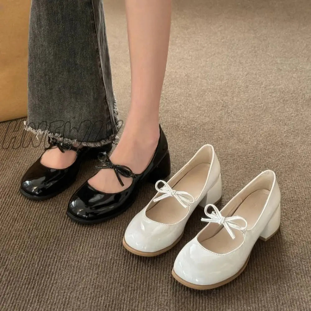 Women's High Heels, Square Heels, Garden Head, Shallow Mouth Shoes, Comfortable and Fashionable for Women