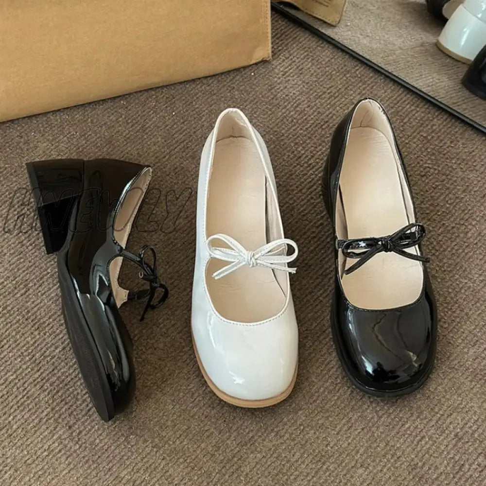 2024 New Women’s High Heels Square Garden Head Shallow Mouth Shoes Comfortable And Fashionable