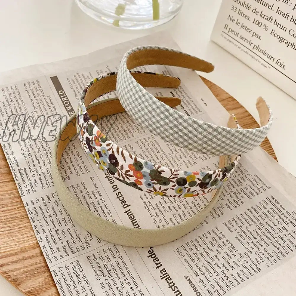 Hnewly 3/7 Pcs Set Fashion Women Cloth Hair Bands Headdress Headband Girls Hairband Hoop Female