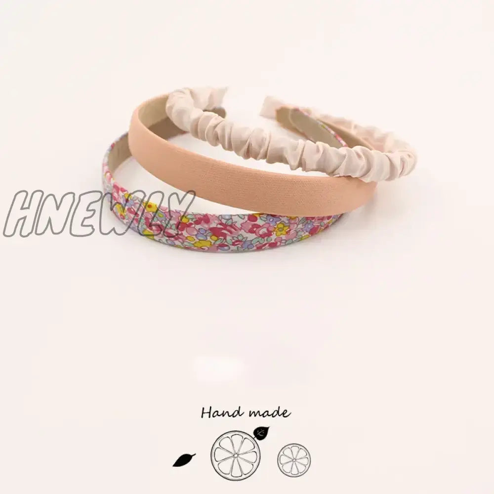 Hnewly 3/7 Pcs Set Fashion Women Cloth Hair Bands Headdress Headband Girls Hairband Hoop Female