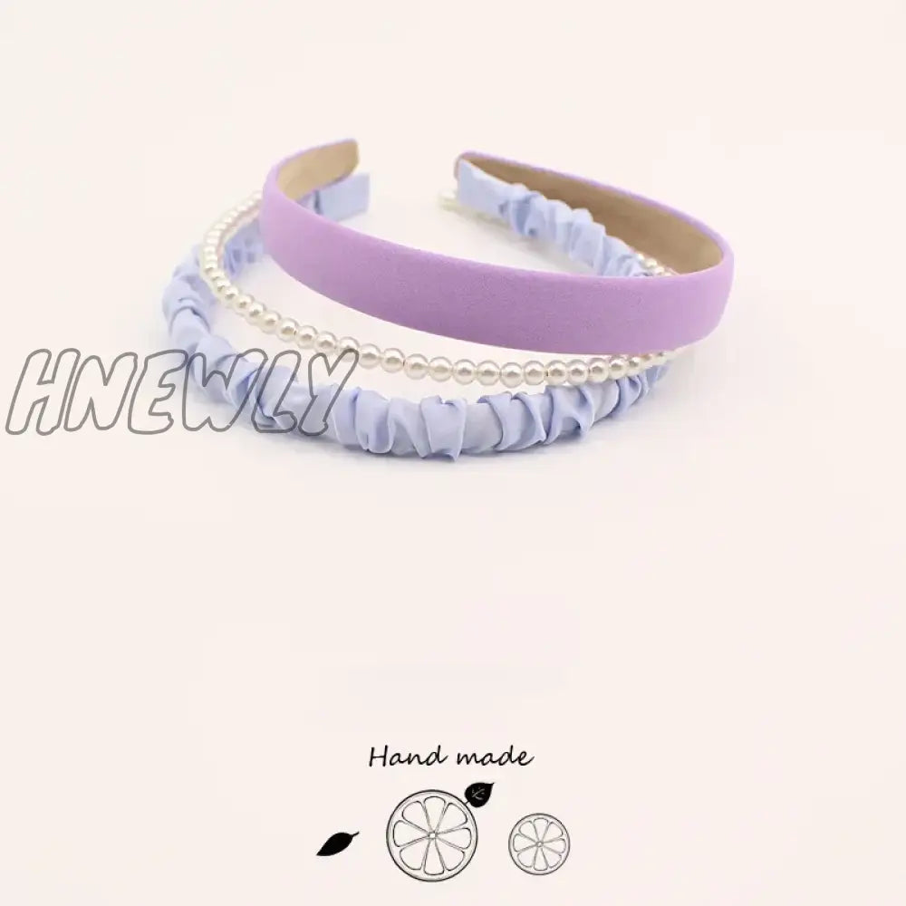 Hnewly 3/7 Pcs Set Fashion Women Cloth Hair Bands Headdress Headband Girls Hairband Hoop Female