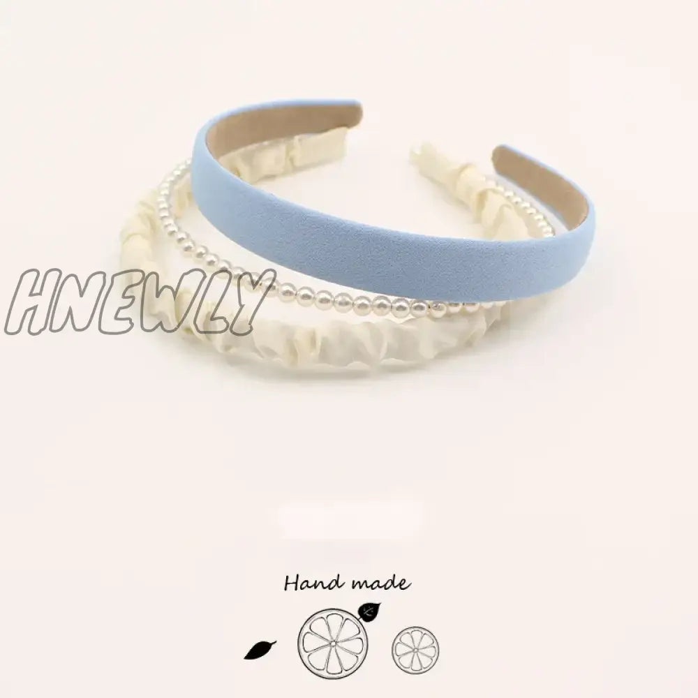 Hnewly 3/7 Pcs Set Fashion Women Cloth Hair Bands Headdress Headband Girls Hairband Hoop Female