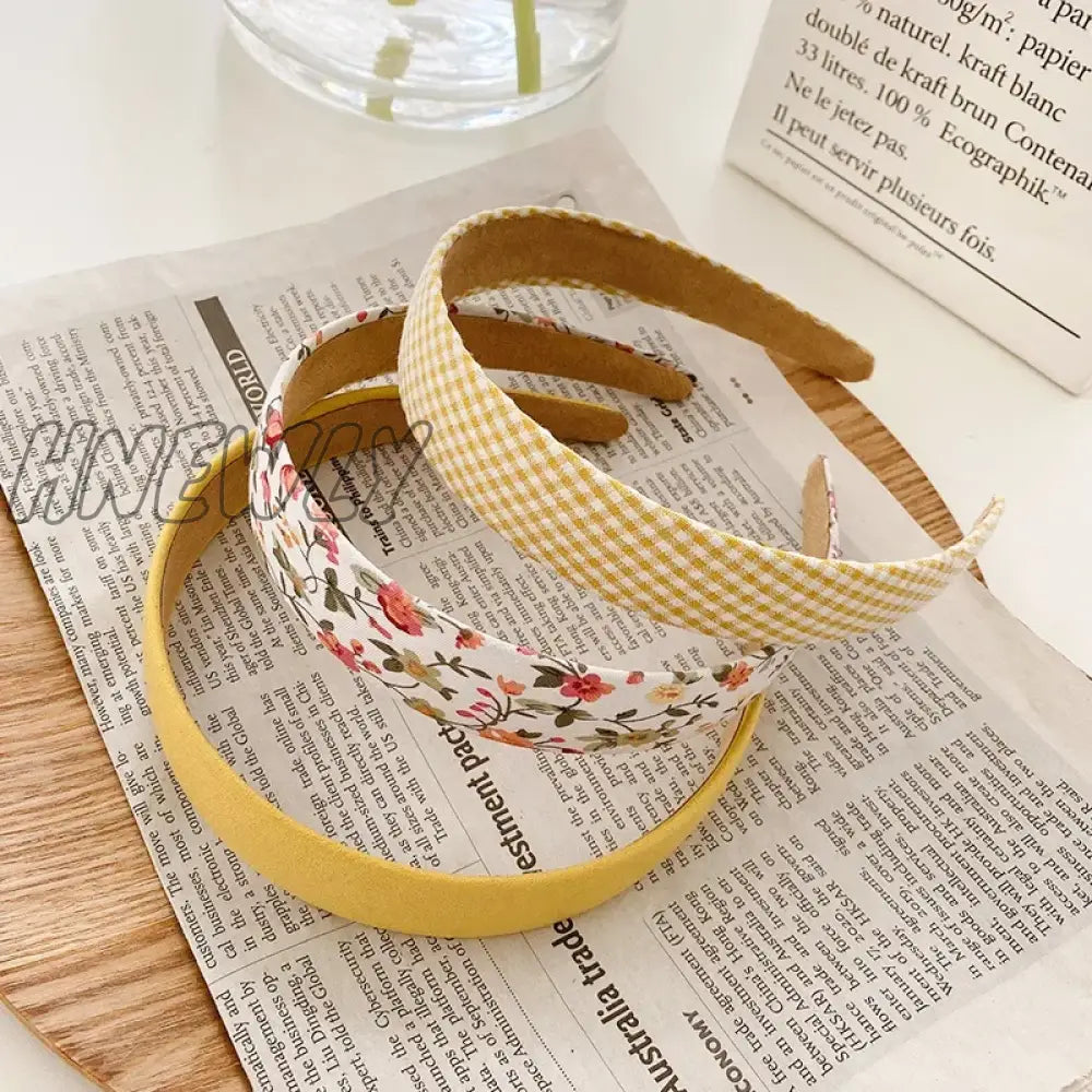 Hnewly 3/7 Pcs Set Fashion Women Cloth Hair Bands Headdress Headband Girls Hairband Hoop Female