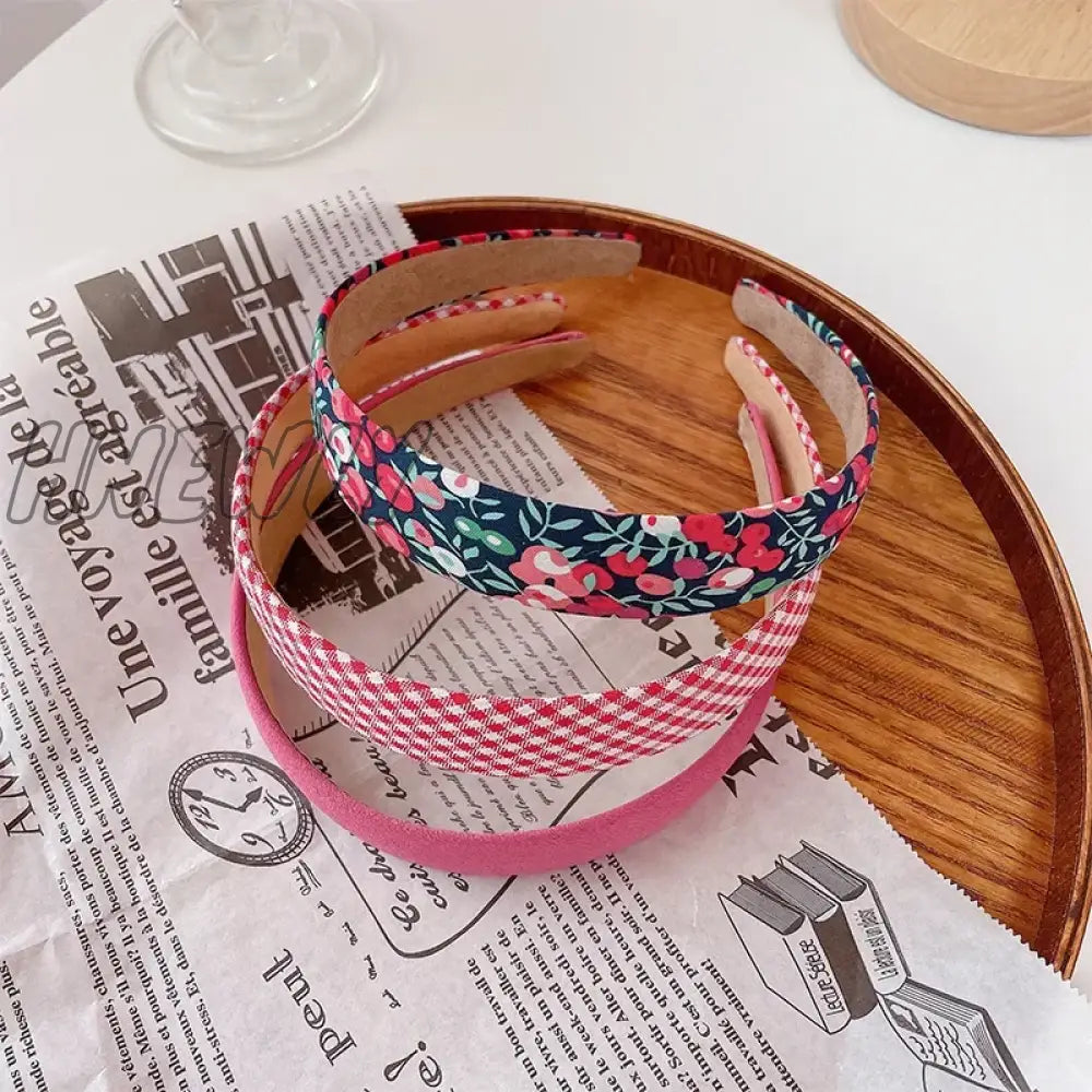 Hnewly 3/7 Pcs Set Fashion Women Cloth Hair Bands Headdress Headband Girls Hairband Hoop Female