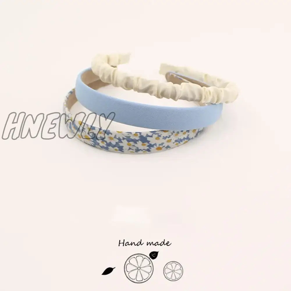 Hnewly 3/7 Pcs Set Fashion Women Cloth Hair Bands Headdress Headband Girls Hairband Hoop Female