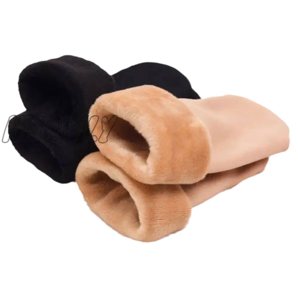 Hnewly 5Pairs Women Winter Thicken Warm Short Socks Thermal Cashmere Wool Nylon Snow Velvet Boots