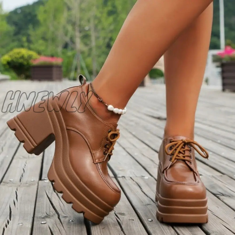 Hnewly - Black Casual Frenulum Solid Color Round Out Door Wedges Shoes (Heel Height 3.94In) Shoes