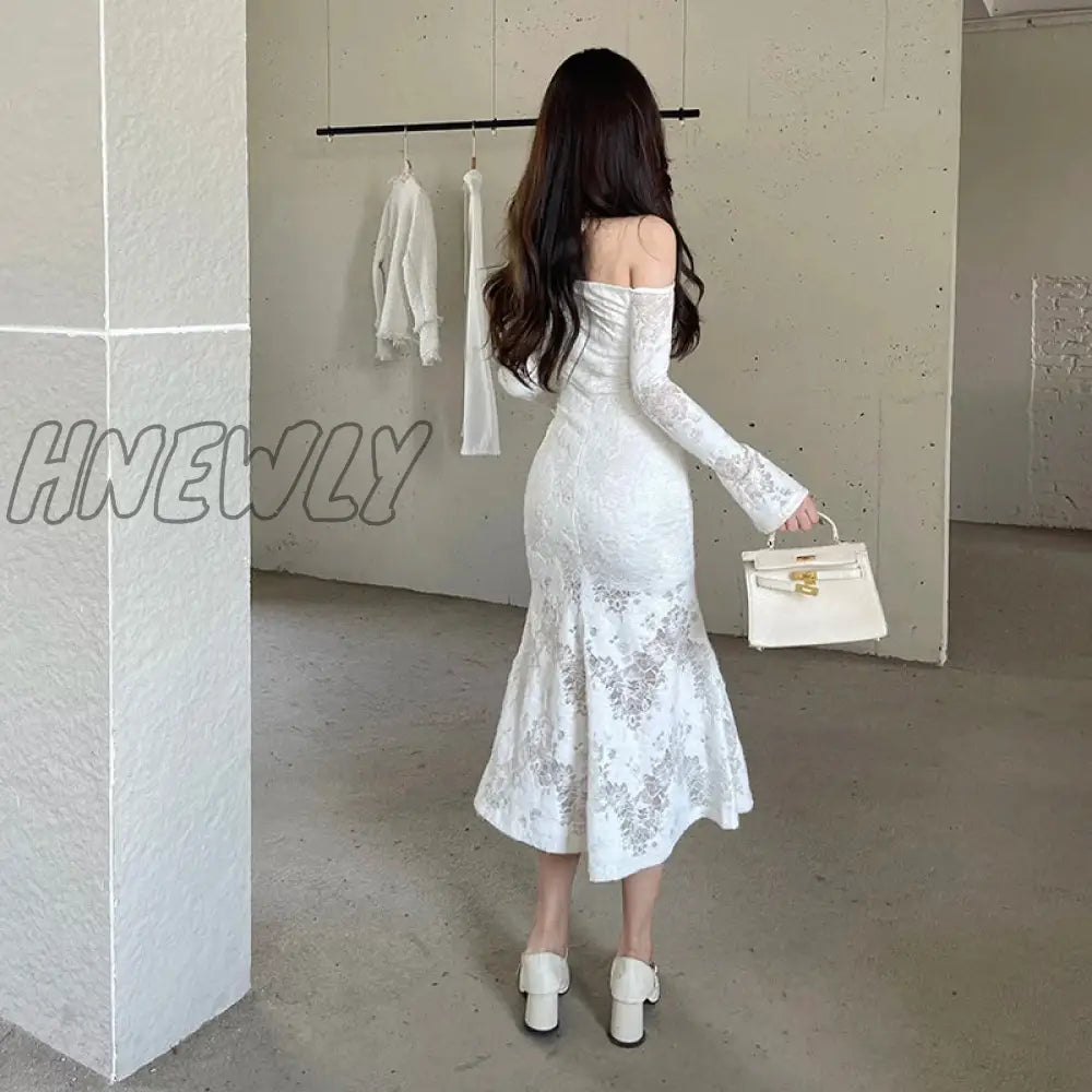 Hnewly Blue Elegant Victorian Dress Women Summer Long Fairy Korean Strap Kawaii Vintage Wedding