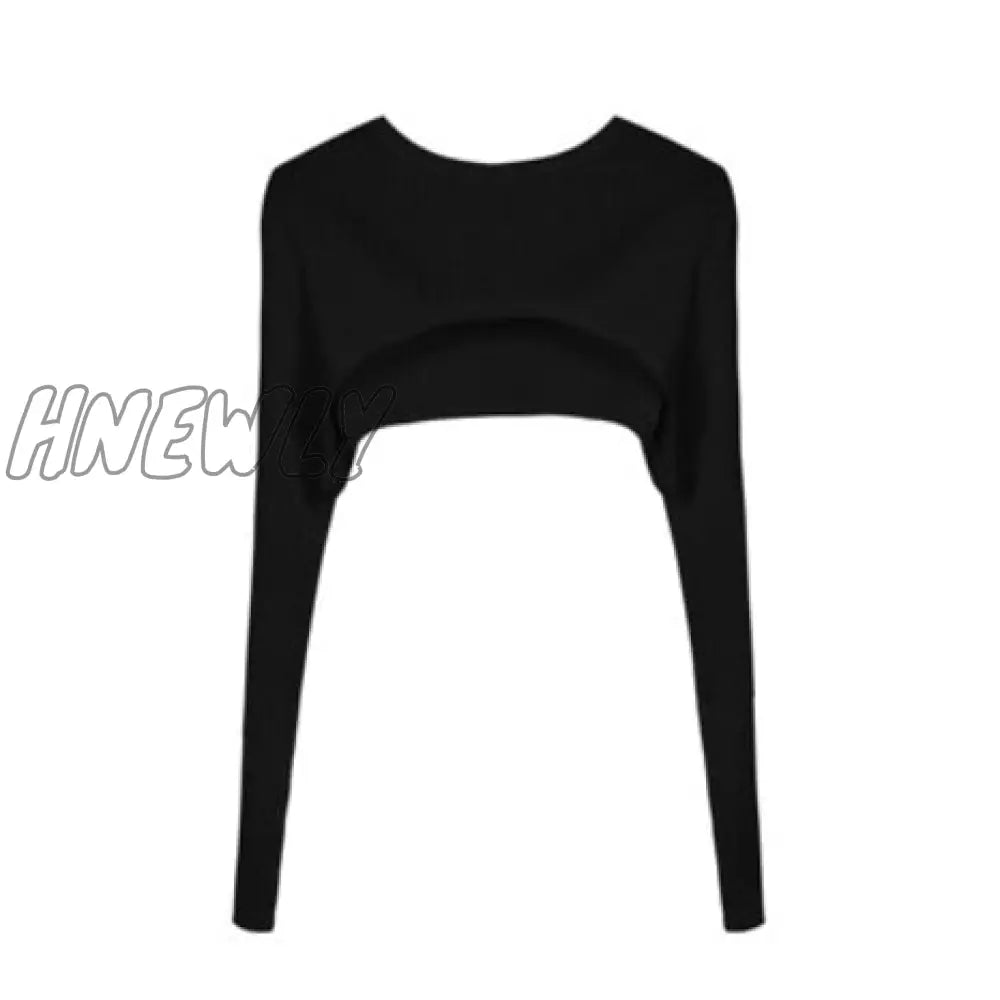 Hnewly Blue Knitted Sweaters Fashion New Female Streetwear Long Sleeve Korean Knit Pullover Thin
