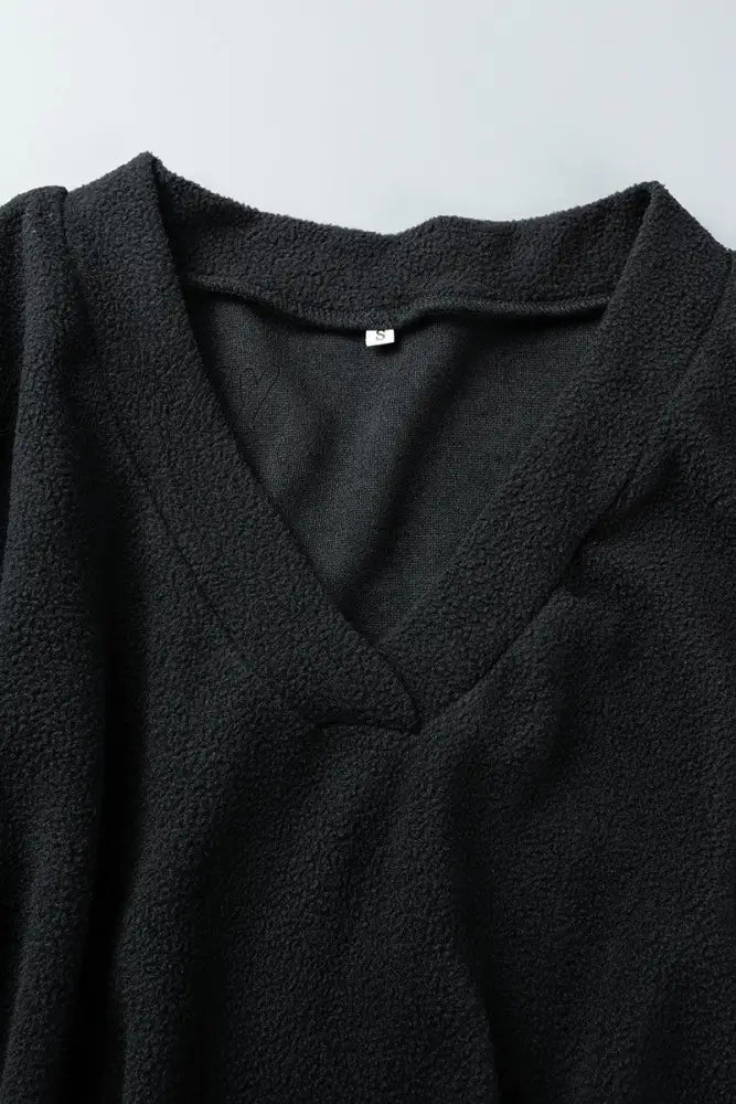Hnewly - Casual Solid Color V Neck Two Pieces(5 Colors) Pieces/Two-Piece Pants Set