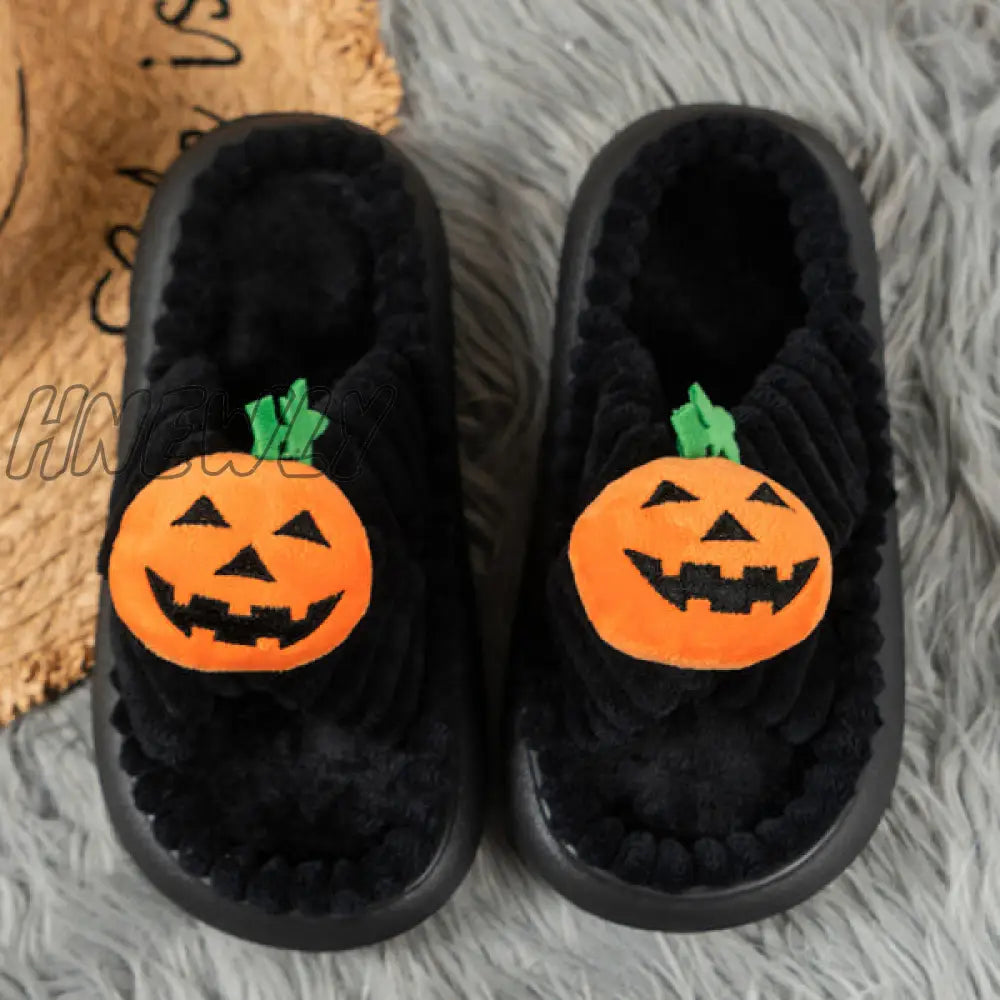 Hnewly - Cream White Casual Living Patchwork Round Comfortable Shoes Shoes Slippers