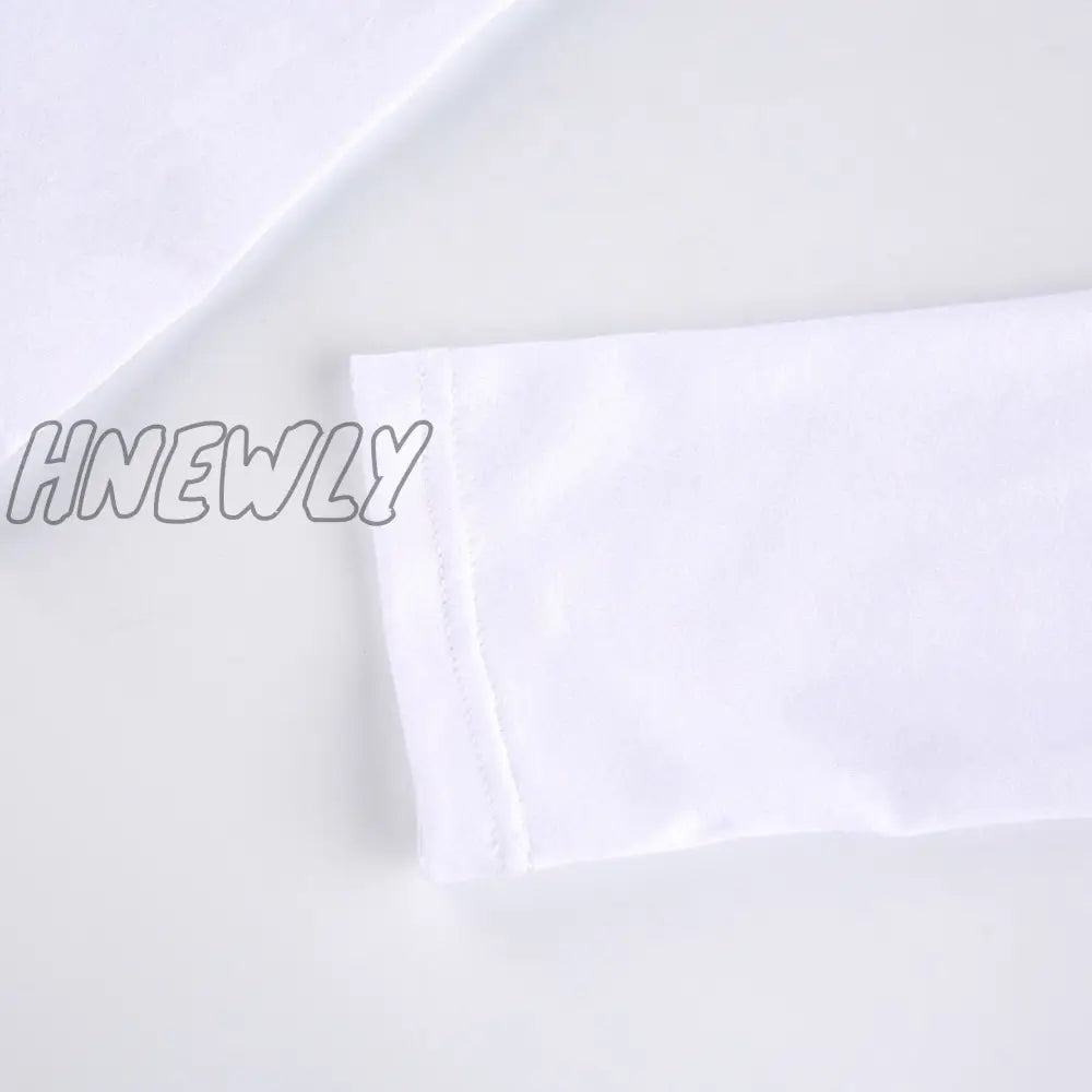Hnewly Floral Y2K Crop Top Rhinestone Grunge Fairycore T Shirt White Frill Long Sleeve Pullover