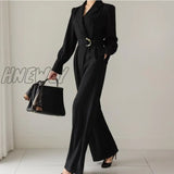Hnewly High Quality Autumn Spring Newest Women Ol Waist Slimming Slim Jumpsuit Stripe Rompers Womens