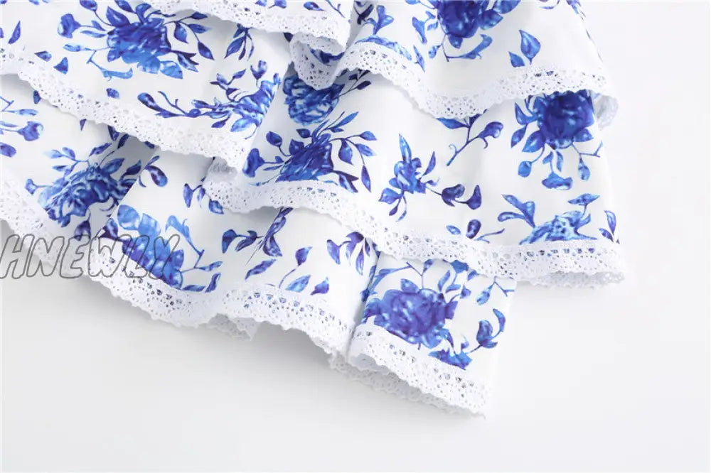 Hnewly High Quality Sunday Set Elastic Waistband Cropped Top With Ruffle Detail And Cute Mini