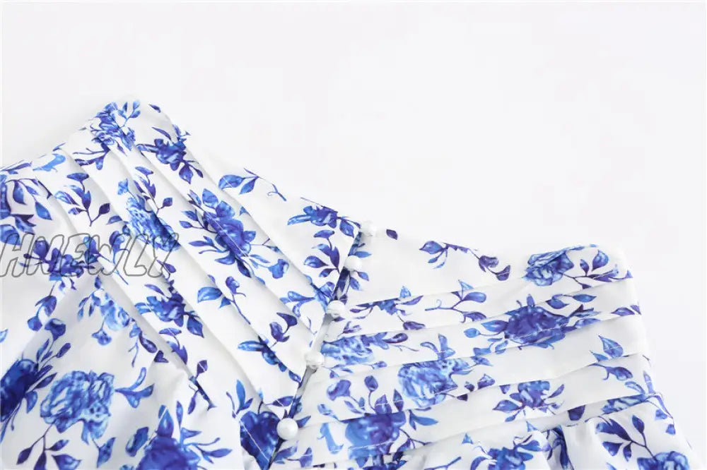 Hnewly High Quality Sunday Set Elastic Waistband Cropped Top With Ruffle Detail And Cute Mini