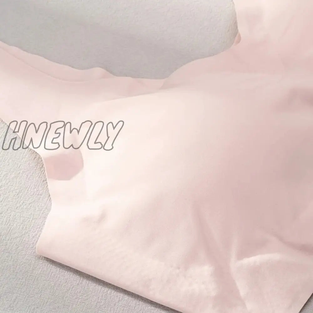 Hnewly Ice Silk Bra Seamless Vest Bras Women Push Up Underwear Sleep Top Padded Shock-Proof Thin