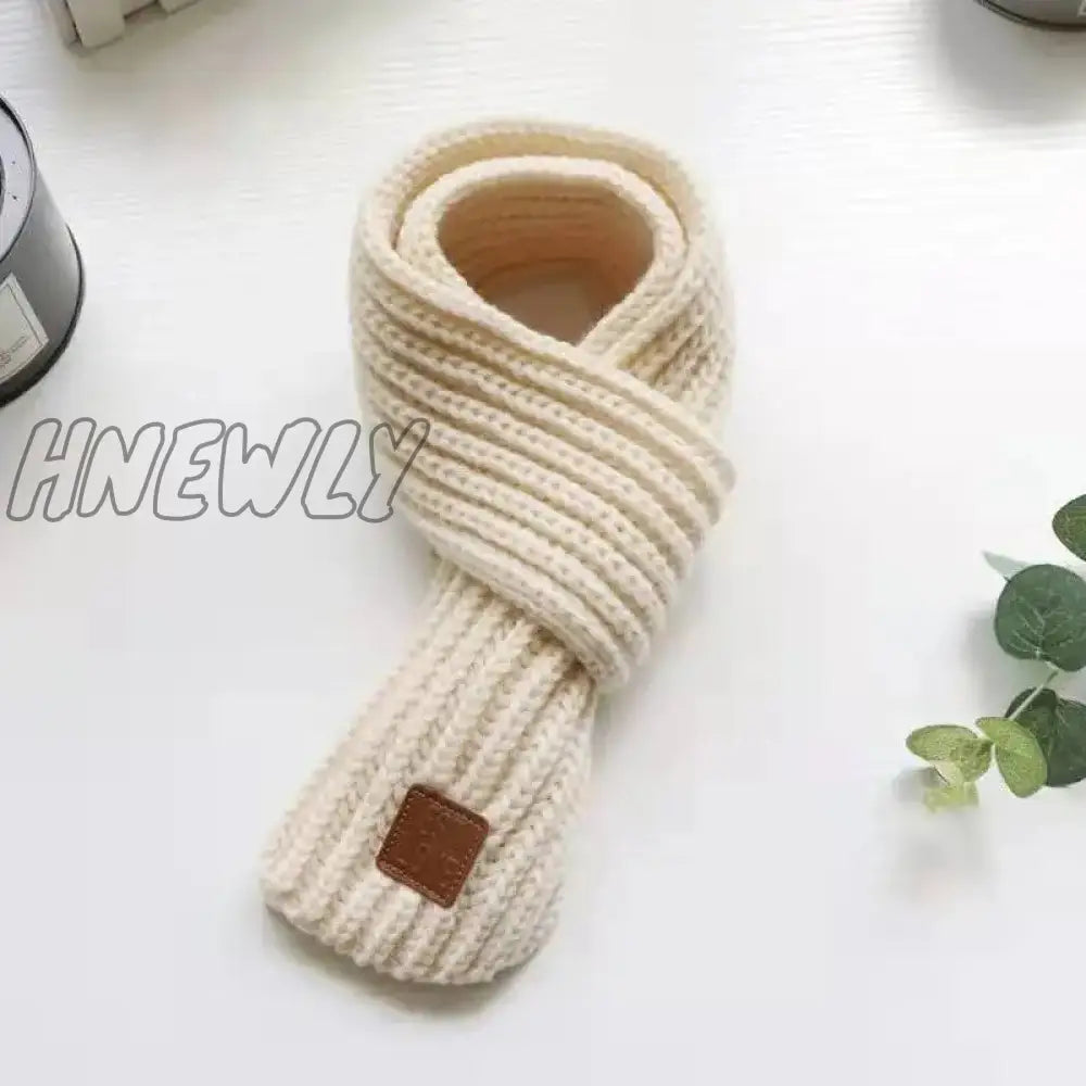 Hnewly Kids Scarf Boys Girls Baby Winter Warm Women Knit Shawl Children Neck Collar Keep