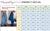 Hnewly Korean Style Women Jeans Denim Boot Cut Wide Leg Jean Boots Fashion Loose Long Length