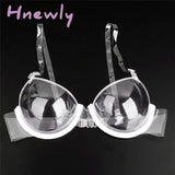Hnewly New Transparent bra Sexy Women 3/4 Cup Transparent Clear Push Up Bra Ultra-thin Strap Invisible Bras Underwear Fashion
