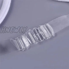 Hnewly New Transparent Bra Sexy Women 3/4 Cup Clear Push Up Bra Ultra-Thin Strap Invisible Bras