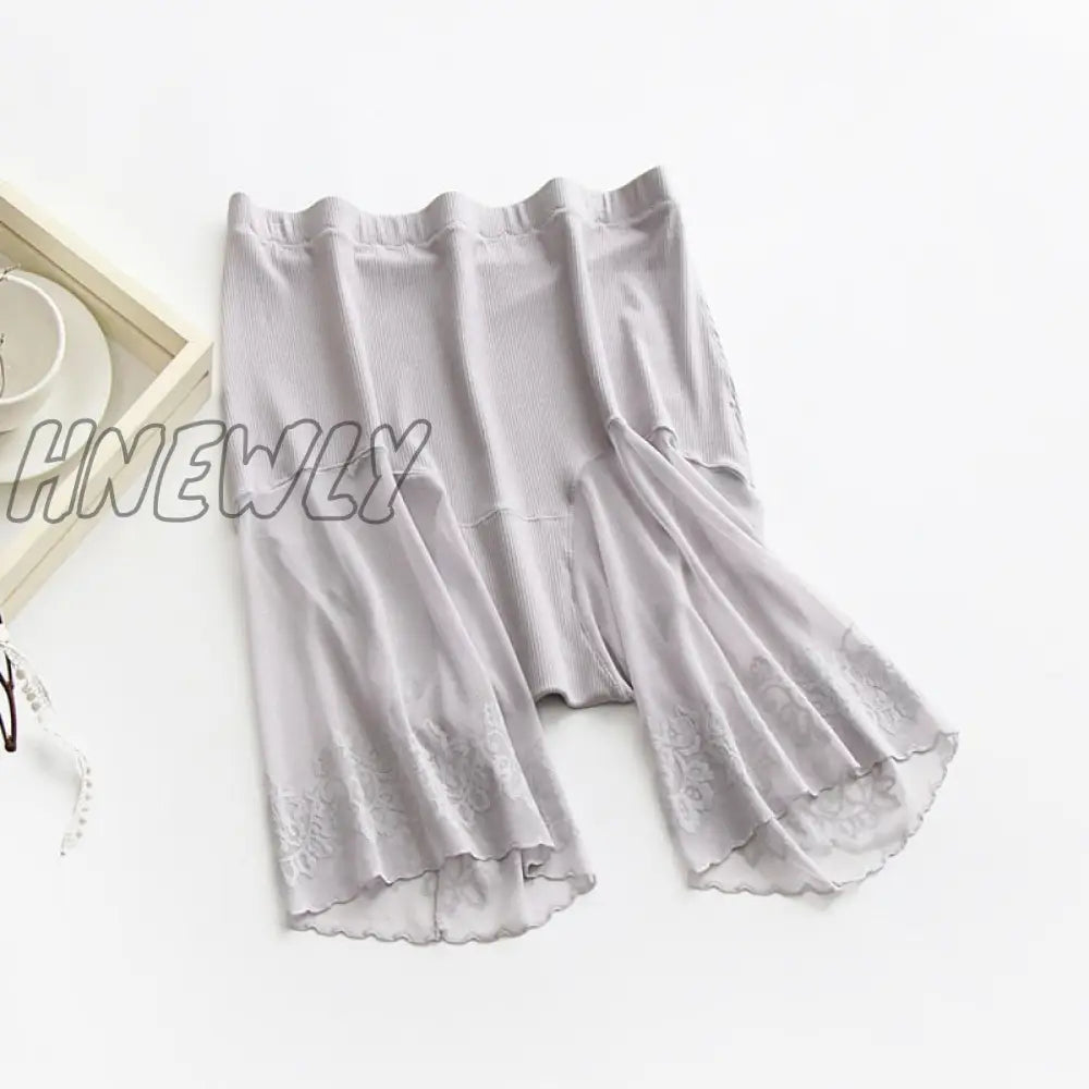 Hnewly Plus Size Shorts Under Skirt Sexy Lace Anti Chafing Thigh Safety Ladies Pants Underwear