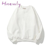 Hnewly Reflective Letter Print Hooded Sweatshirt Women Hoodies Men’s Embroidered Hoodie High