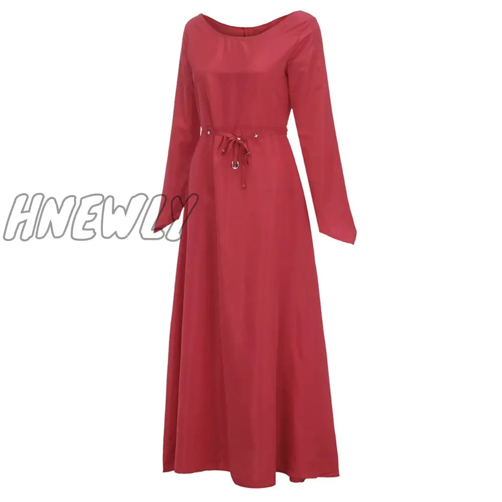 Hnewly Renaissance Full Sleeve Dress Victorian Medieval Costume Women Halloween Cosplay Palace