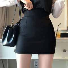Hnewly S-L New Women Skirt Solid 3 Color Pencil Skirt Female Autumn Winter High Waist Bodycon