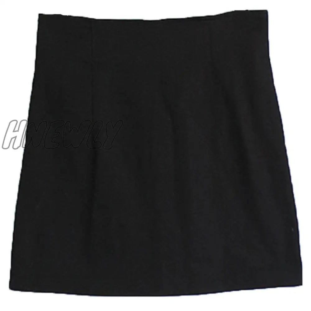 Hnewly S-L New Women Skirt Solid 3 Color Pencil Skirt Female Autumn Winter High Waist Bodycon