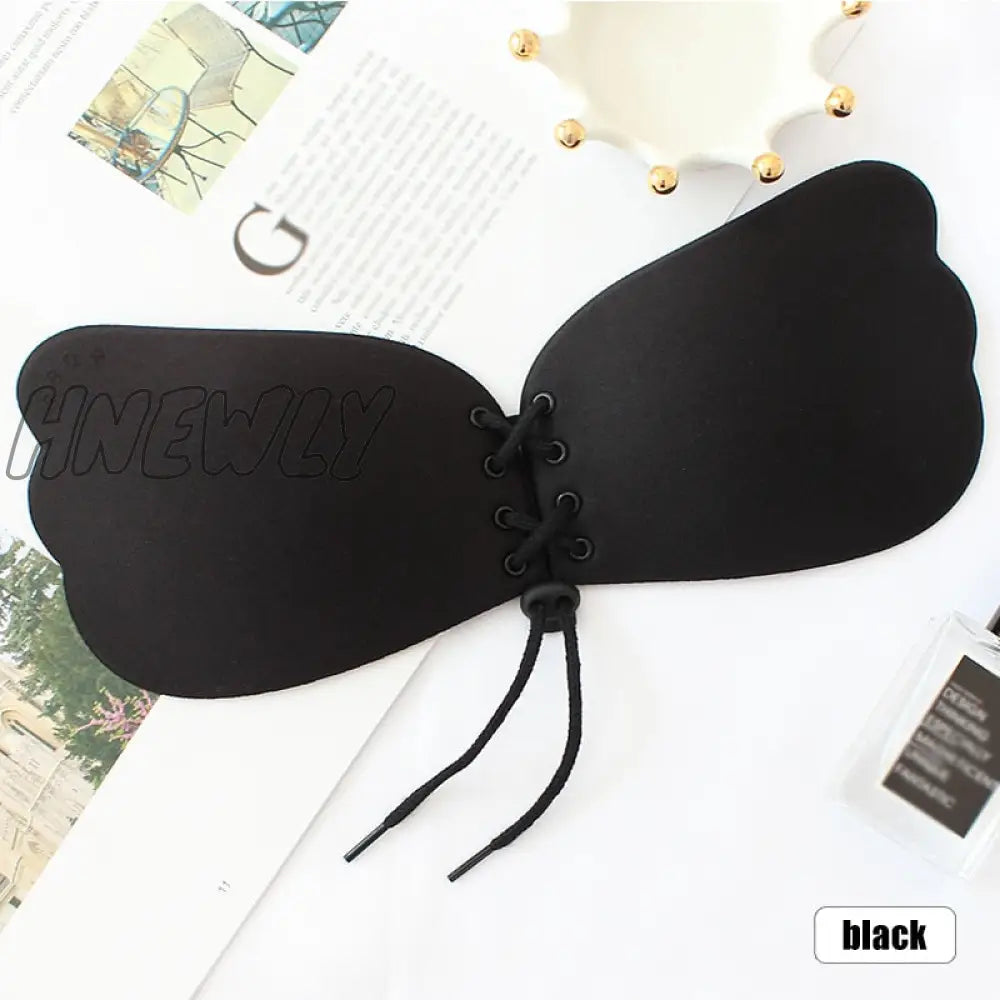 Hnewly Seamless Wireless Adhesive Stick Bra Strapless Push Up Bras Women Sexy Backless Lingerie