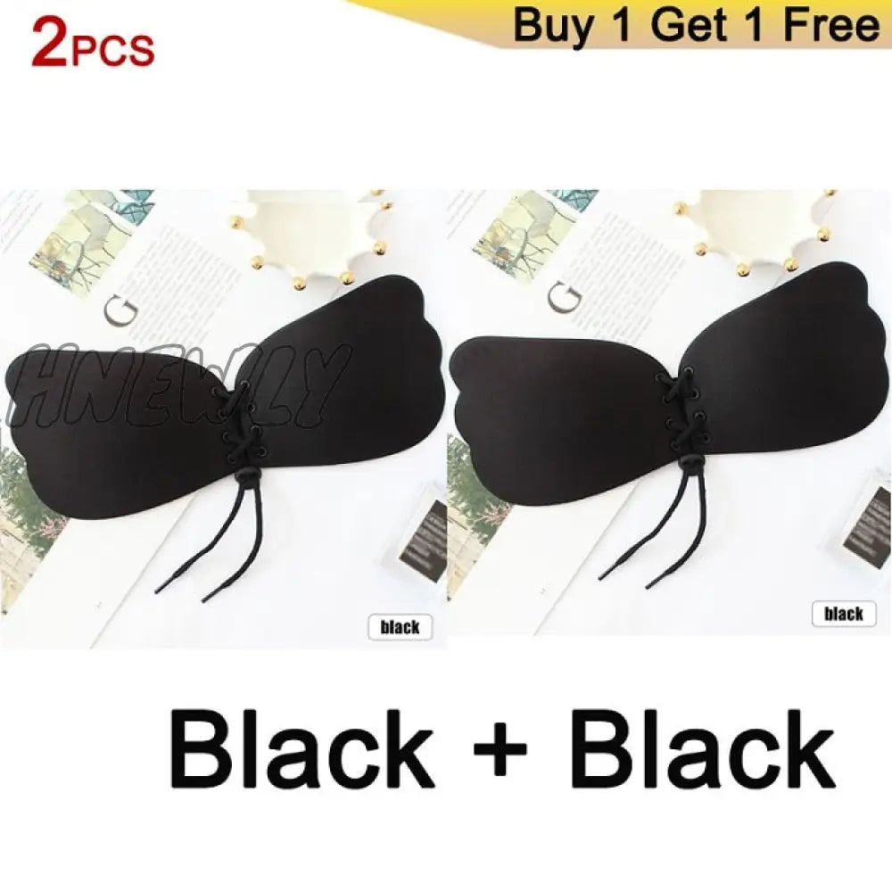Hnewly Seamless Wireless Adhesive Stick Bra Strapless Push Up Bras Women Sexy Backless Lingerie