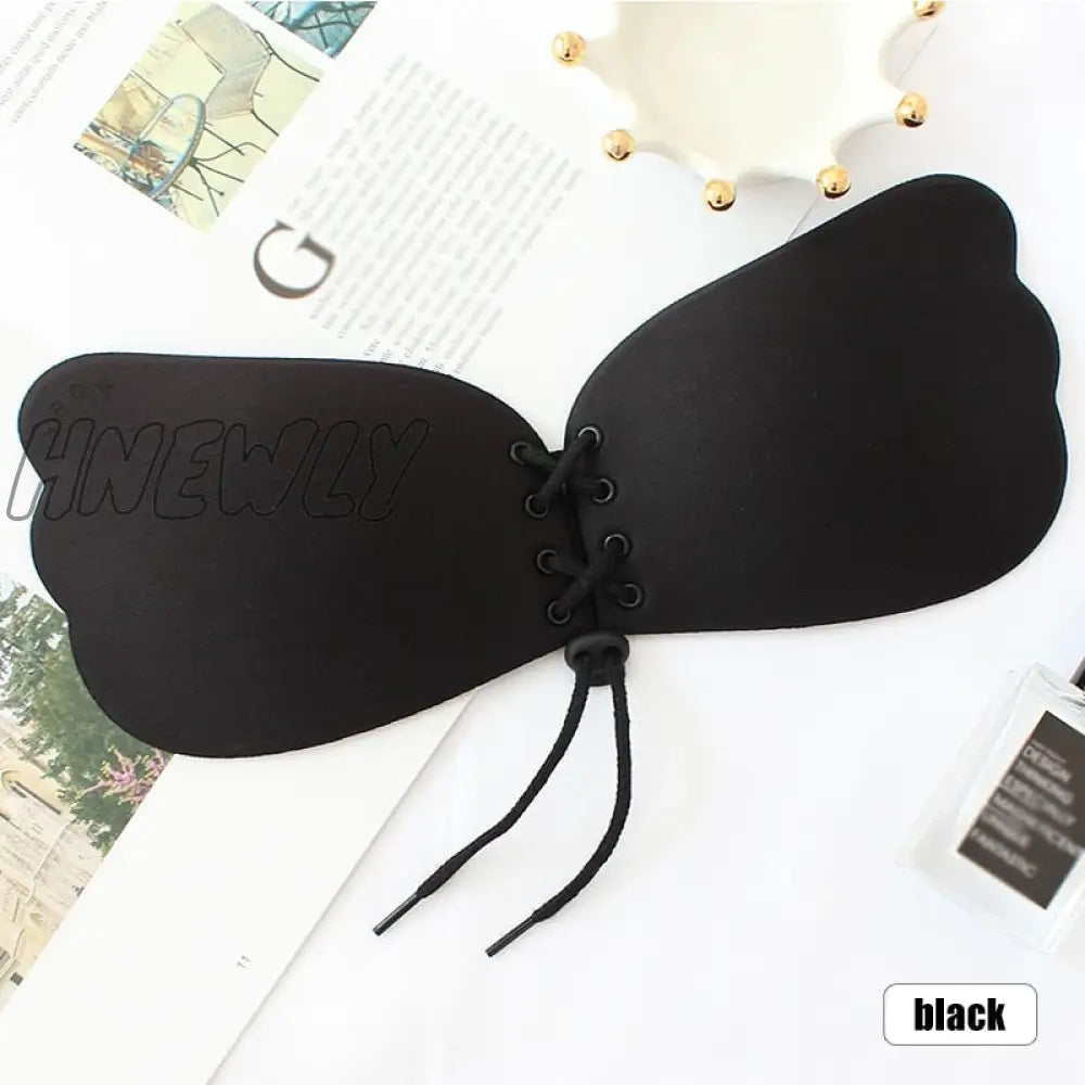 Hnewly Seamless Wireless Adhesive Stick Bra Strapless Push Up Bras Women Sexy Backless Lingerie