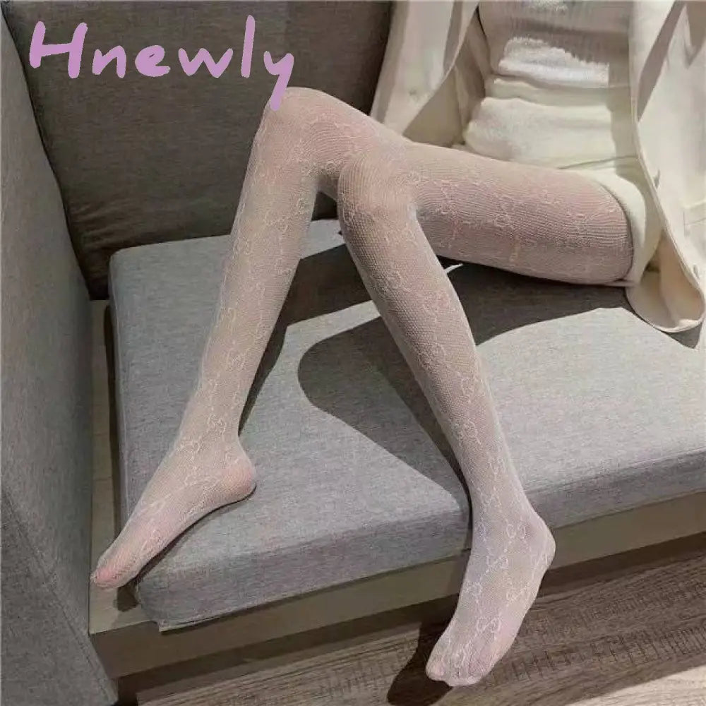 Hnewly Sexy Gothic Tights Pantyhose Women Fashion Punk Style Hole Fishnet Stockings Anime Lolita