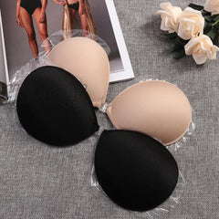 Hnewly Sexy Sujetador Women’s Bra Invisible Push Up Bra Self-Adhesive Silicone Seamless Front