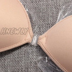 Hnewly Sexy Sujetador Women’s Bra Invisible Push Up Bra Self-Adhesive Silicone Seamless Front