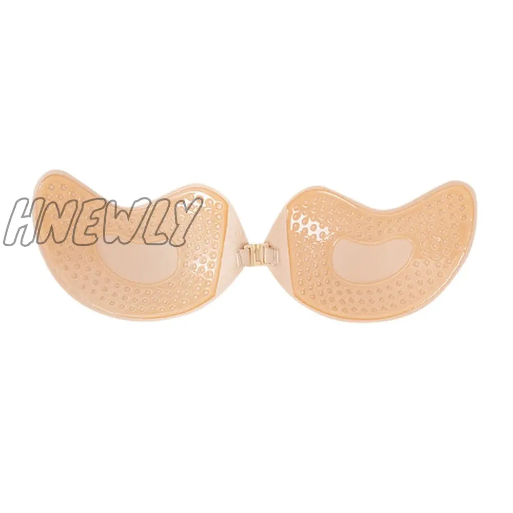 Hnewly Sexy Sujetador Women’s Bra Invisible Push Up Bra Self-Adhesive Silicone Seamless Front