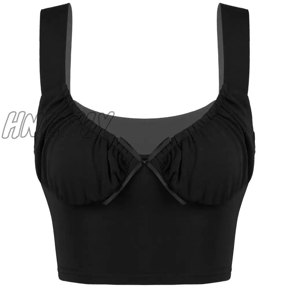 Hnewly Sexy V Neck Lace Trim Mesh Patchwork Crop Top Women E Girls Fashion Casual Vintage Y2K