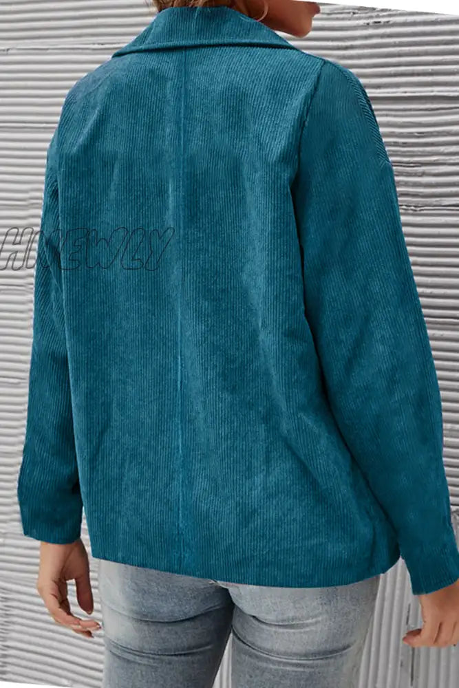 Hnewly - Solid Patchwork Turndown Collar Outerwear(10 Colors) Outerwear/Suit Jacket